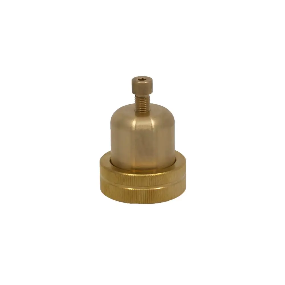 Messingkappe mit Gewinde, passend für AB-QM, von Danfoss. Diese Kappe dient als Schutz und Absperrung für Ventile oder Anschlüsse.